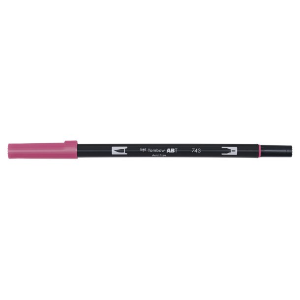 Marker Tombow ABT Dual Brush 743 hot pink