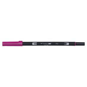 Marker Tombow ABT Dual Brush 755 rubine red