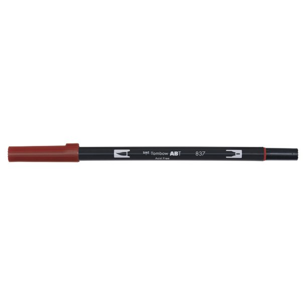 Marker Tombow ABT Dual Brush 837 wine red