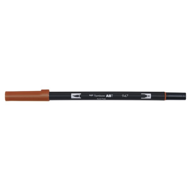 Marker Tombow ABT Dual Brush 947 burnt sienna