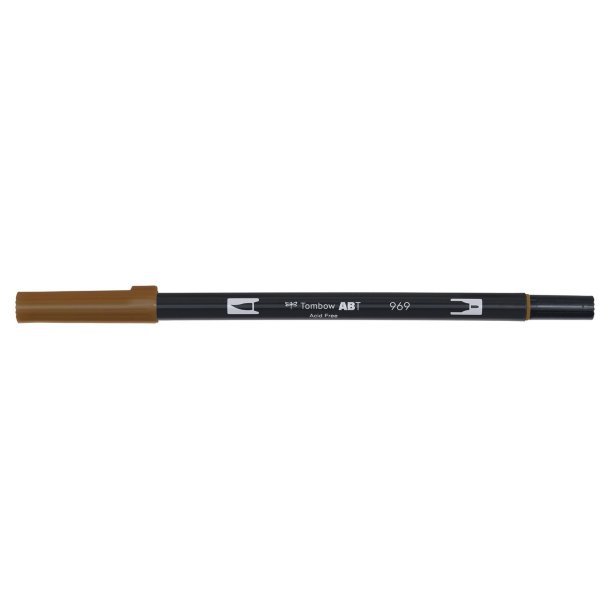 Marker Tombow ABT Dual Brush 969 chocolate