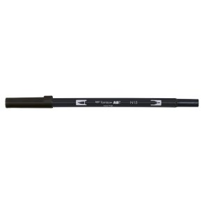 Marker Tombow ABT Dual Brush N15 black