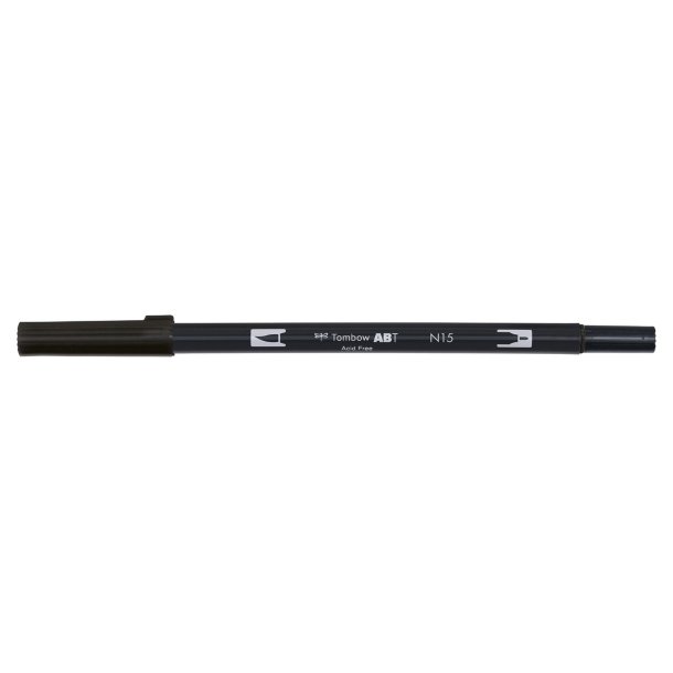 Marker Tombow ABT Dual Brush N15 black