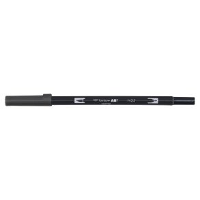 Marker Tombow ABT Dual Brush N25 lamp black