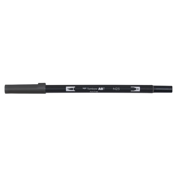 Marker Tombow ABT Dual Brush N25 lamp black