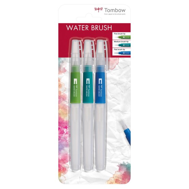 Vandpensel Tombow (tom) st blister (3)