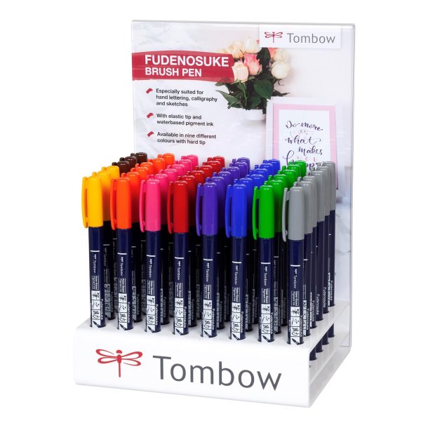 Marker Tombow Fudenosuke hrd display ass (48)