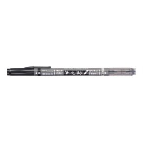 Marker Tombow Fudenosuke TWIN bl�d sort/gr�