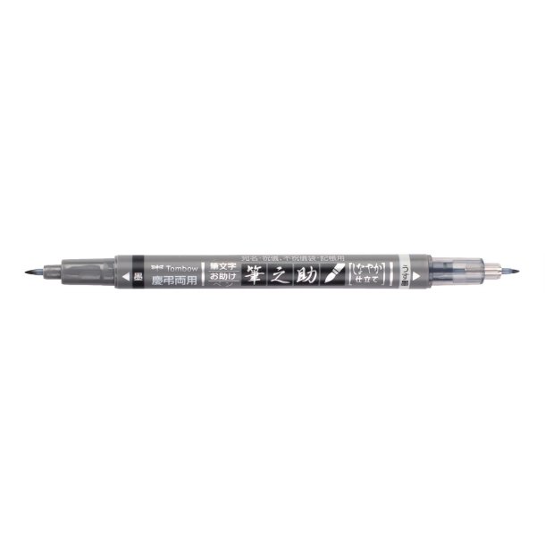Marker Tombow Fudenosuke TWIN bl�d sort/gr�