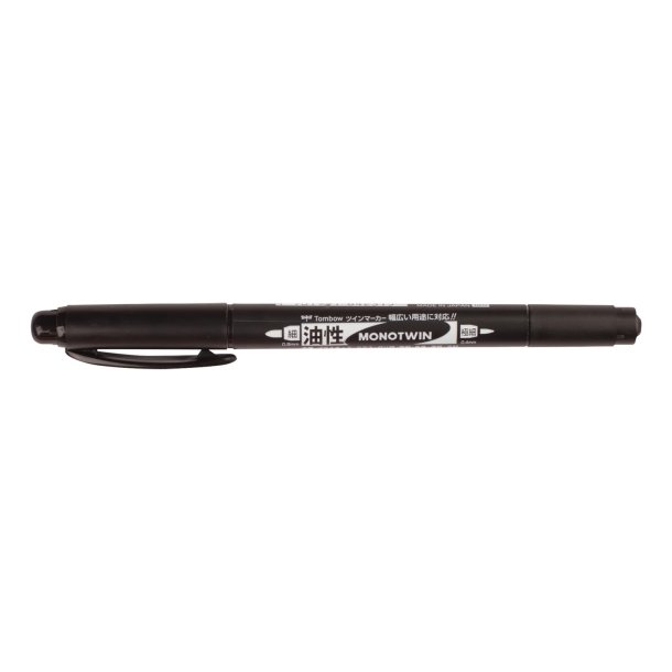 Fineliner Tombow MONO twin pen 0,4/0,8 sort