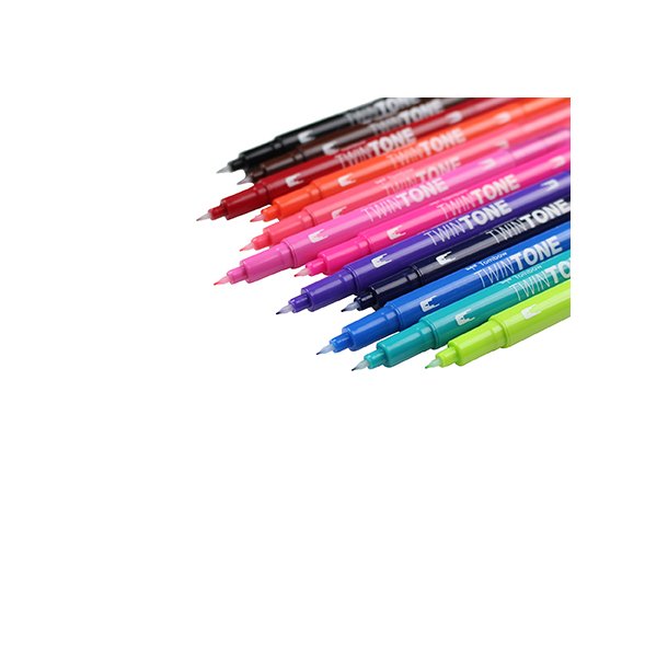Marker Tombow TwinTone bright 0,3/0,8 (12)