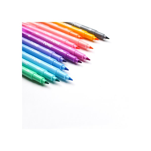 Marker Tombow TwinTone pastel 0,3/0,8 (12)