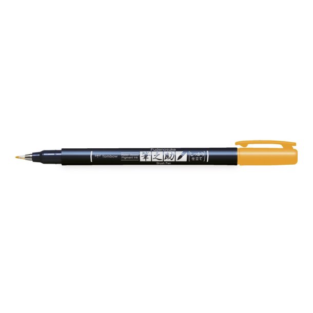 Marker Tombow Fudenosuke hrd gul