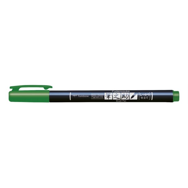 Marker Tombow Fudenosuke h�rd gr�n