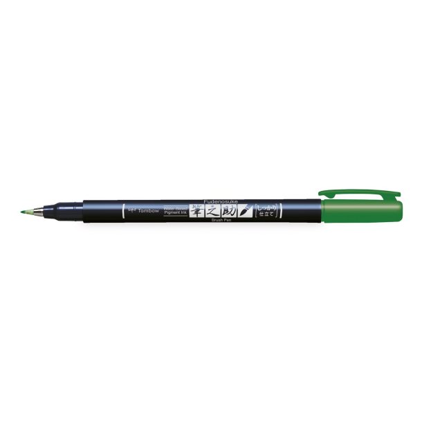 Marker Tombow Fudenosuke hrd grn