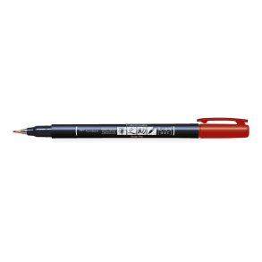 Marker Tombow Fudenosuke h�rd r�d