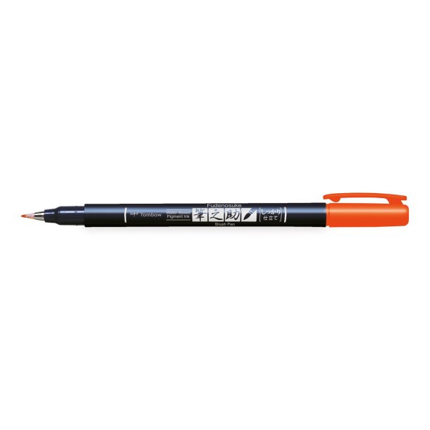 Marker Tombow Fudenosuke hrd orange