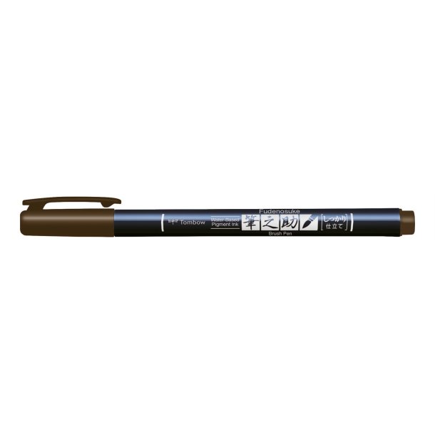 Marker Tombow Fudenosuke h�rd brun