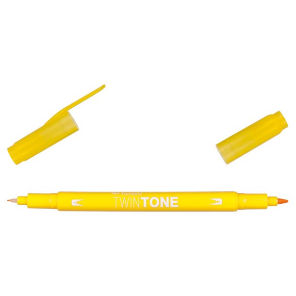 Marker Tombow TwinTone yellow 0,3/0,8