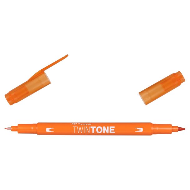 Marker Tombow TwinTone orange 0,3/0,8