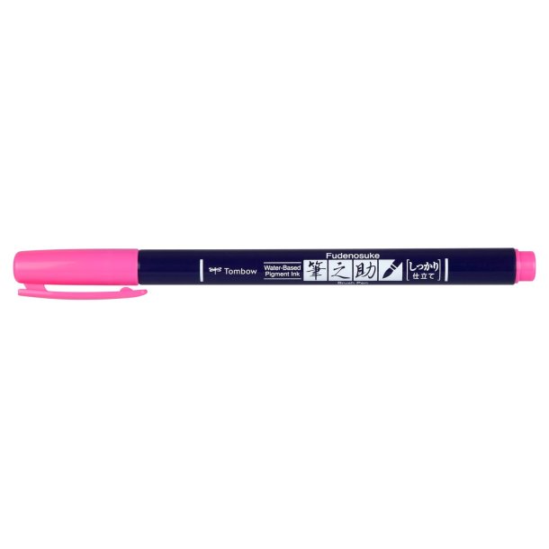 Marker Tombow Fudenosuke h�rd neon pink