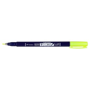 Marker Tombow Fudenosuke h�rd neon gul