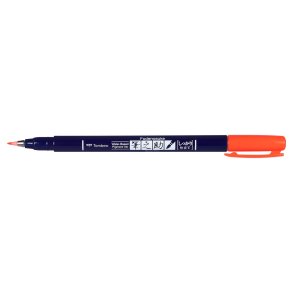 Marker Tombow Fudenosuke h�rd neon r�d