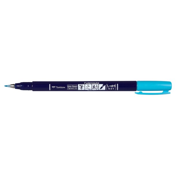 Marker Tombow Fudenosuke hrd neon bl