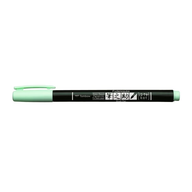 Marker Tombow Fudenosuke soft pastel gr�n