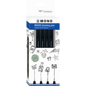 Fineliner Tombow MONO drawing set Fine (4)