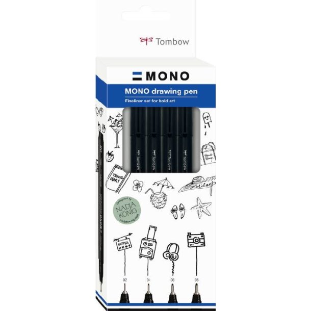 Fineliner Tombow MONO drawing set Fine (4)