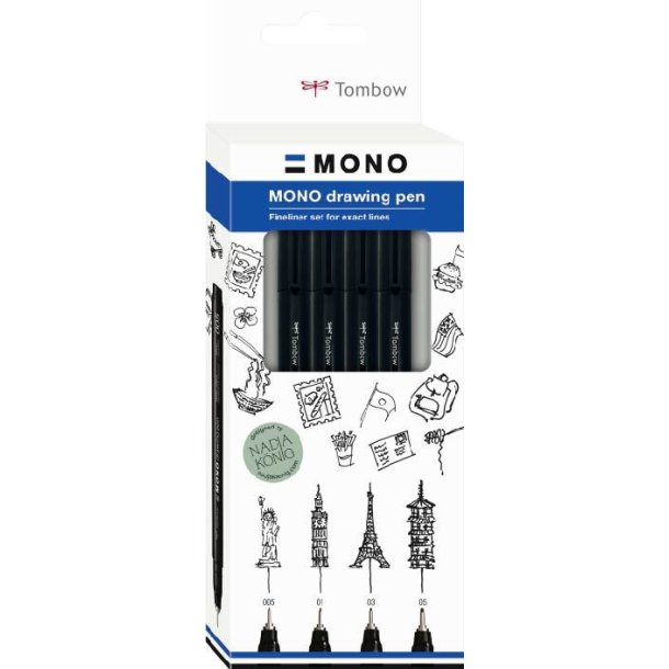 Fineliner Tombow MONO drawing set Bold (4)