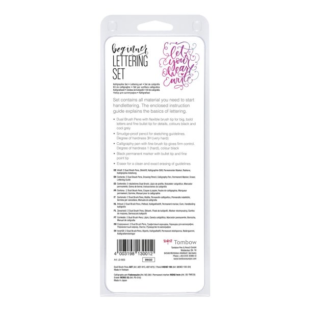 Hand lettering set Tomow Beginner