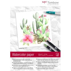 Akvarelblok Tombow A6 300g 15 ark