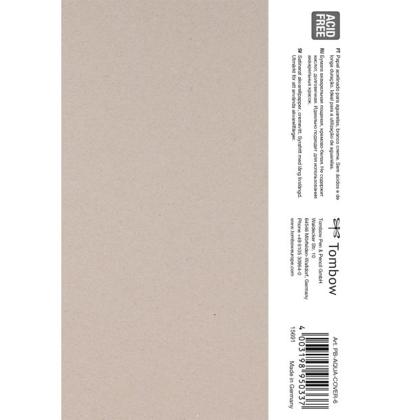 Akvarelblok Tombow A6 300g 15 ark