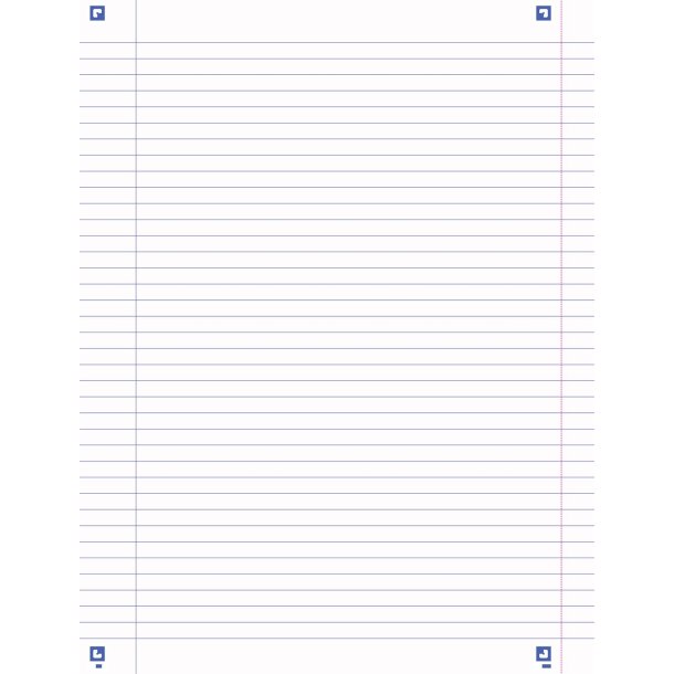 Oxford touch notebook a5+ linjeret 70 ark orange