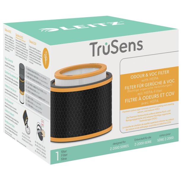 HEPA tromlefilter lugt&VOC TruSens Mediu