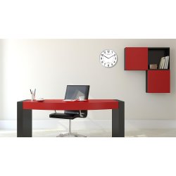 Unilux Clock Aria, Metal Grey