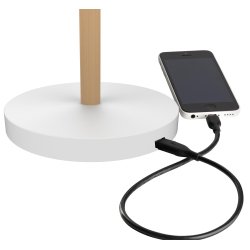 Unilux Lamp Vicky, White/Wood