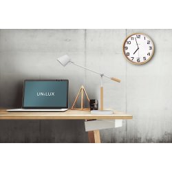 Unilux Lamp Vicky, White/Wood