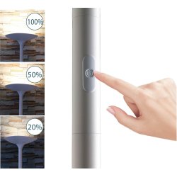 Unilux Pryska Uplight Lamp, White/Wood