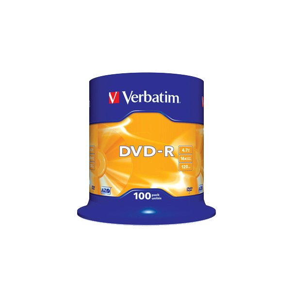 DVD-R 16x 4,7GB spindle (100)