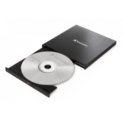 Slank ekstern CD/DVD-br�nder med USB-C-forbindelse