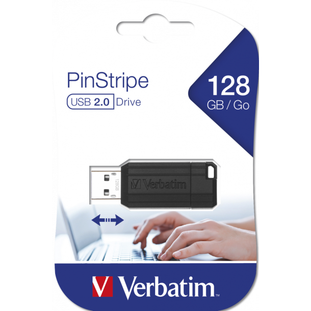 USB 2.0 Store N Go Pin 128GB, Black