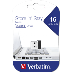 USB 2.0 Store N Stay Nano 16GB, Black