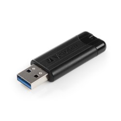USB 3.0 PinStripe 64GB, Black