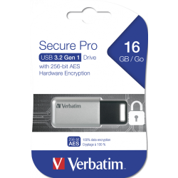 USB 3.0 Drive Secure Data Pro 16GB, Silver