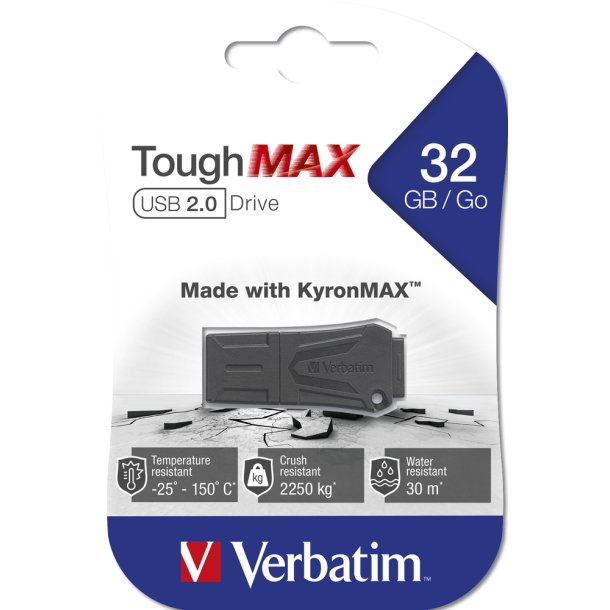 USB 2.0 ToughMAX 32GB, Black