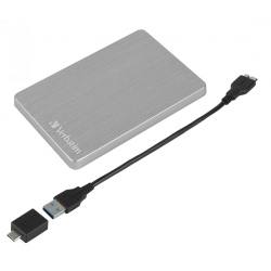 Store &acute;n&acute; Go ALU Slim 2.5 Ext. Hard Drive 1TB, Silver