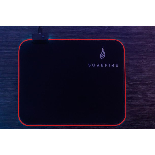 SUREFIRE Silent Flight RGB-320 Gaming Mouse Pad (32x26cm)